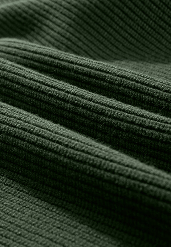 Langärmliger Pullover mit V-Ausschnitt und Bindeband hinten