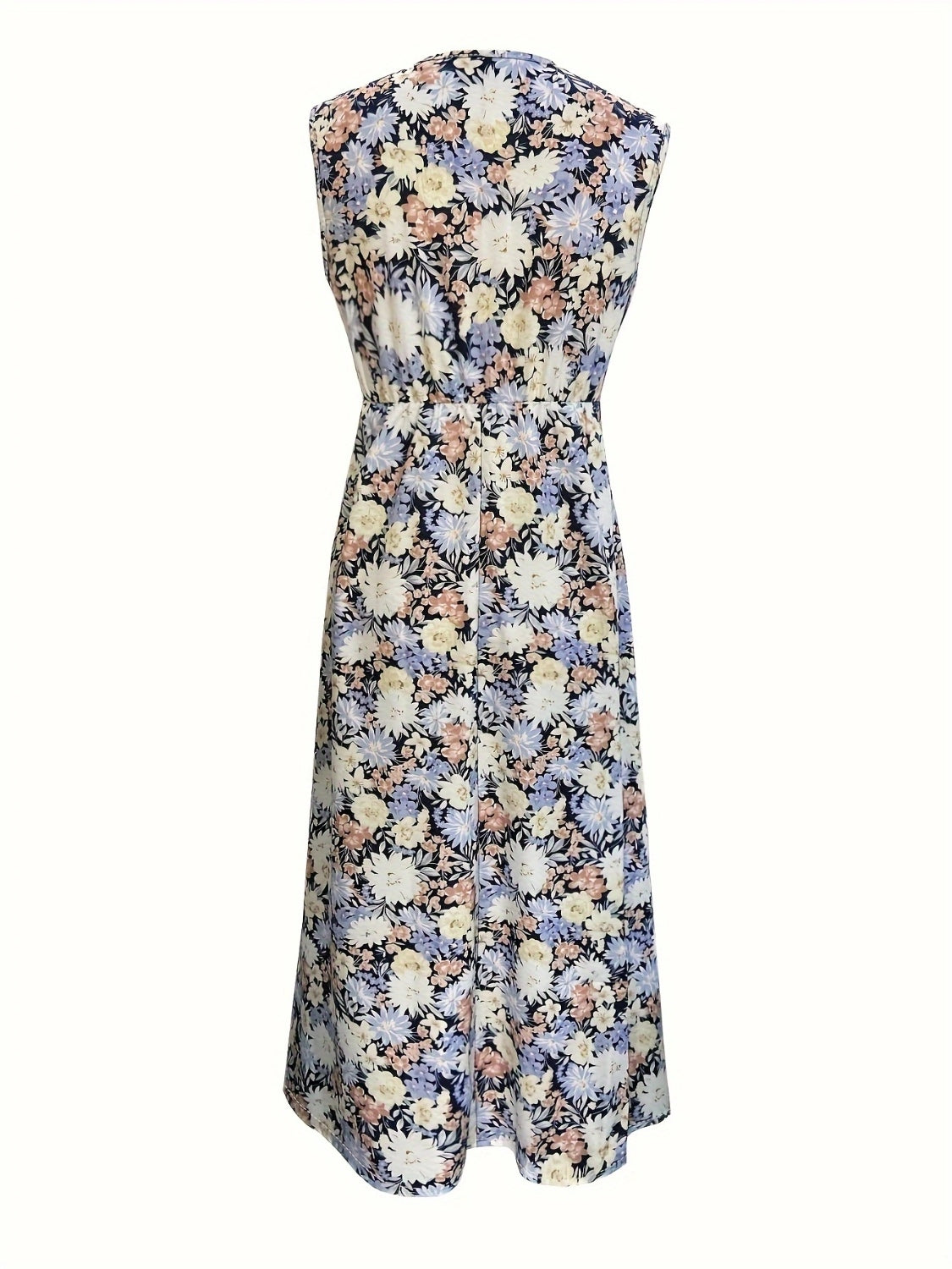 Floral Sleeveless Midi Dress - Siennasass