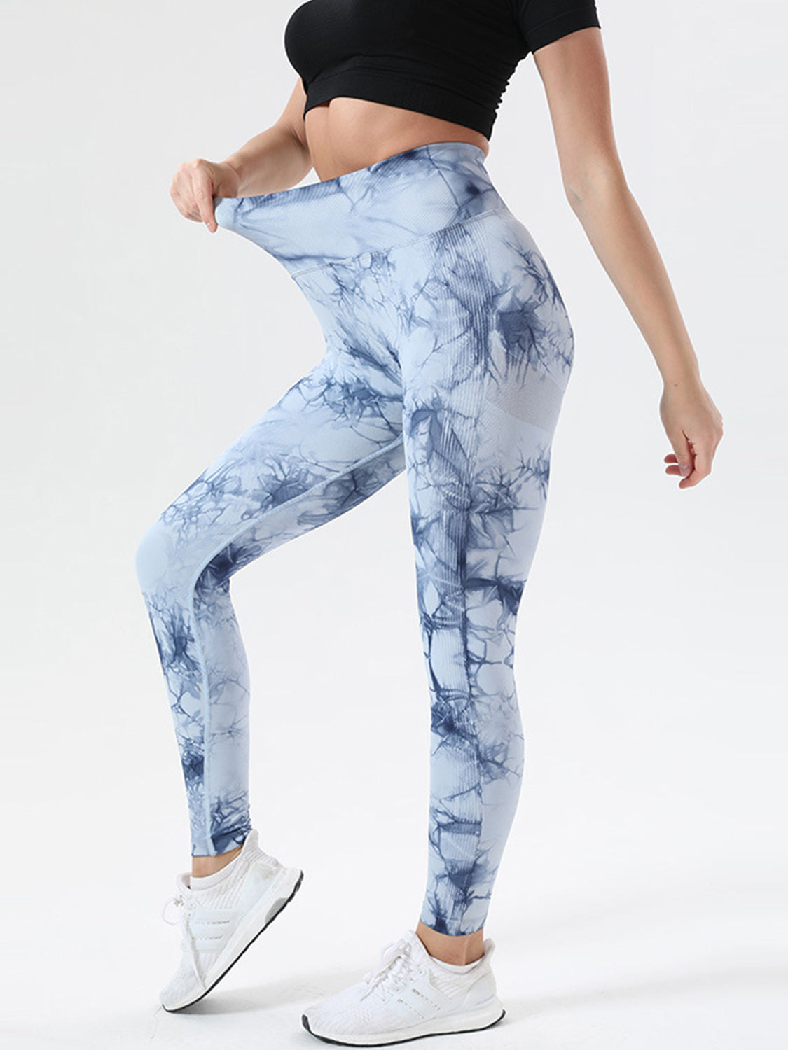 Tie-Dye High Waist Active Leggings - Siennasass
