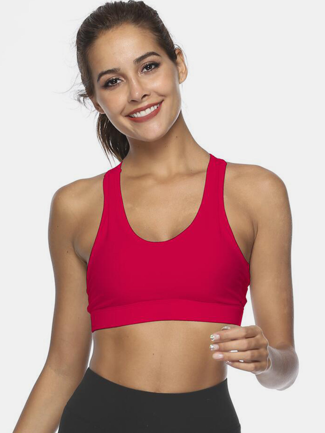 Cutout Scoop Neck Active Tank - Siennasass