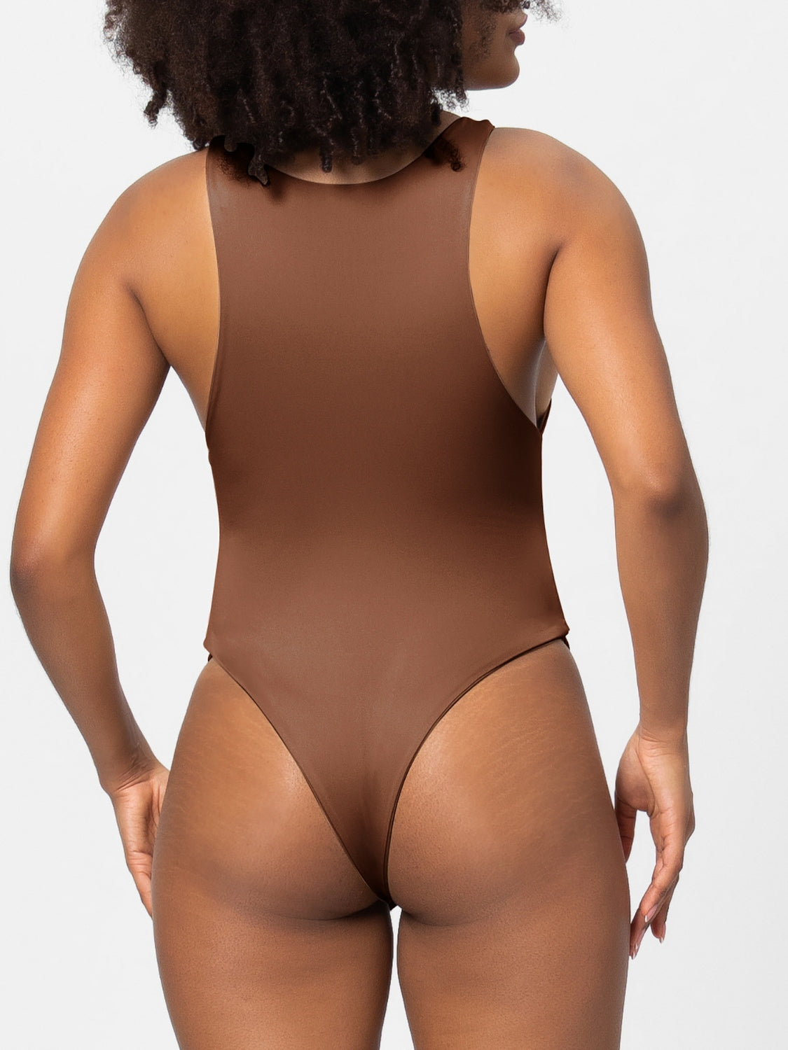 Full Size Round Neck Wide Strap Bodysuit - Siennasass