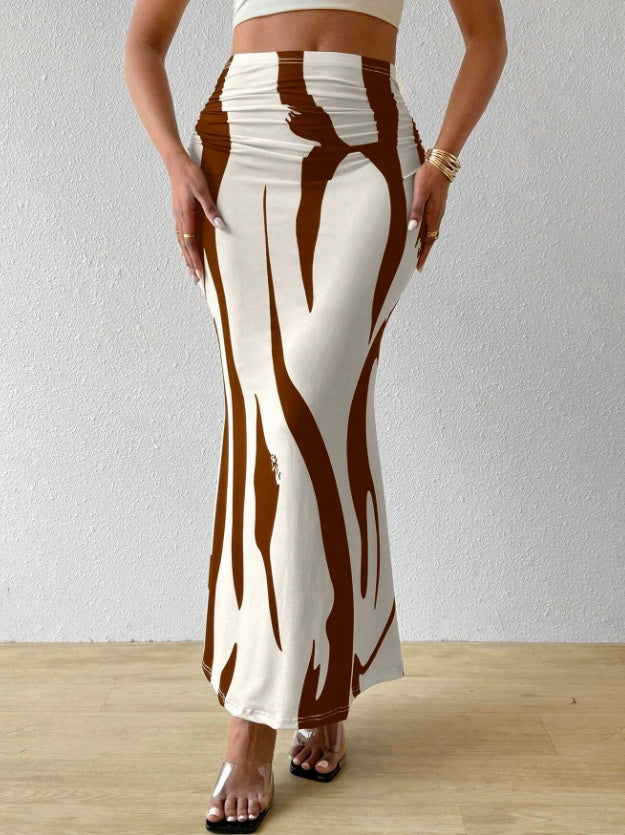 Casual Pleated Skirt