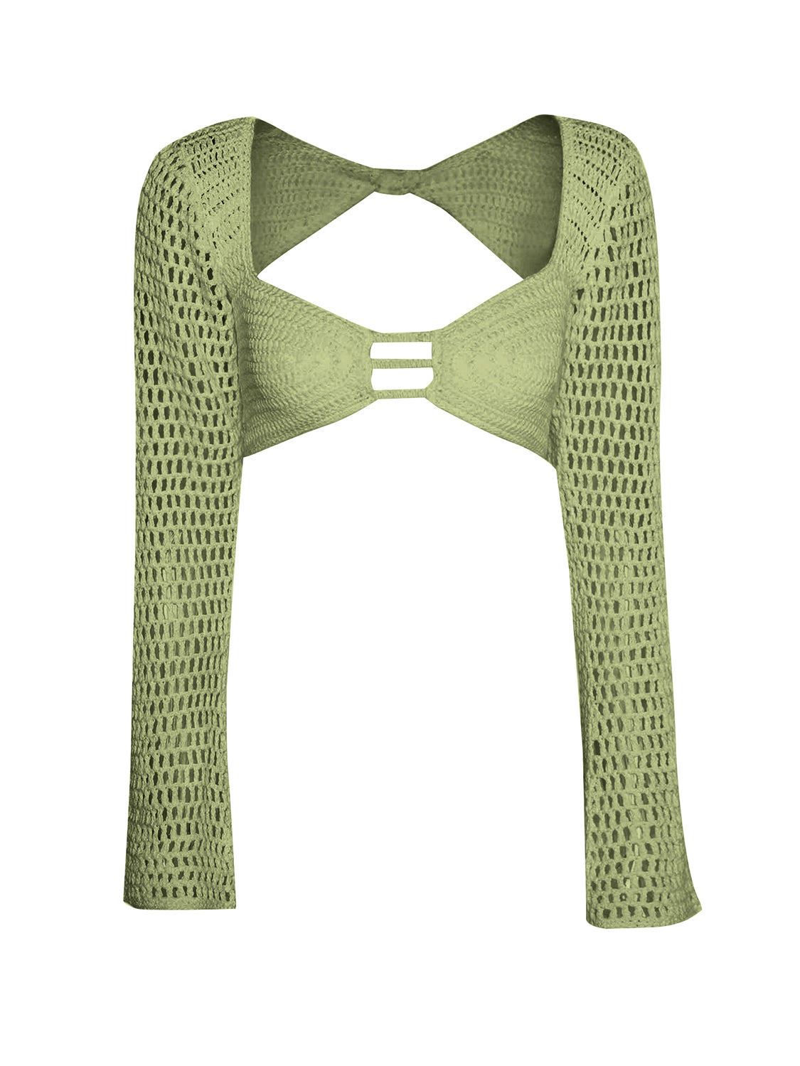 Tied Long Sleeve Top and Skirt Cover Up Set - Siennasass
