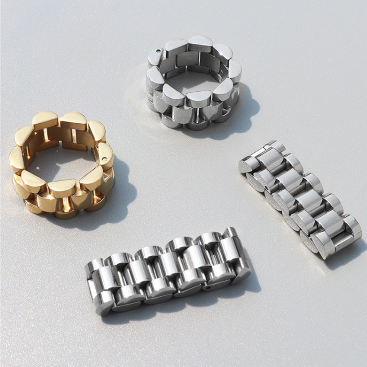 Plated Titanium Steel Ring - Siennasass