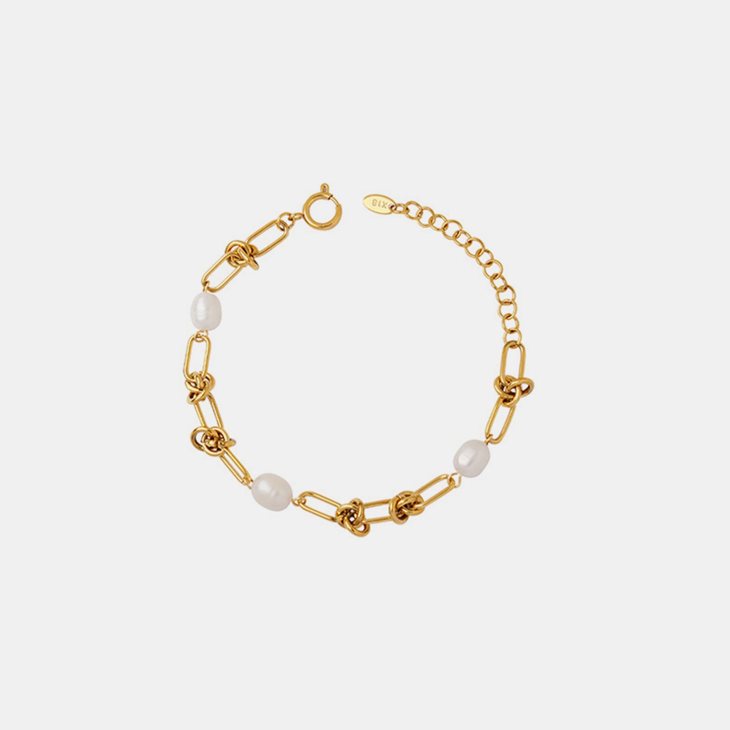 Freshwater Pearl Titanium Steel Bracelet - Siennasass