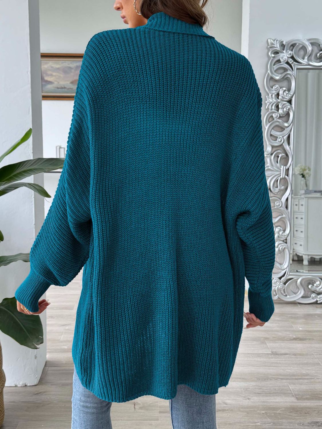 Open Front Long Sleeve Cardigan - Siennasass