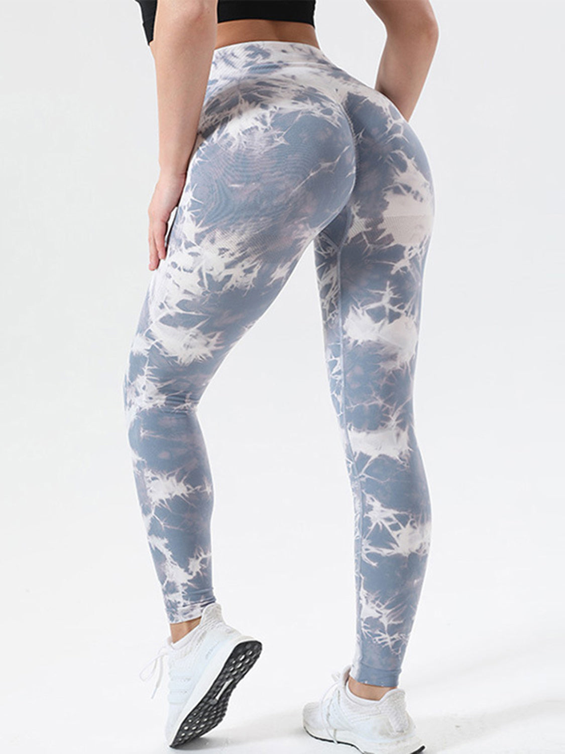 Tie-Dye High Waist Active Leggings - Siennasass