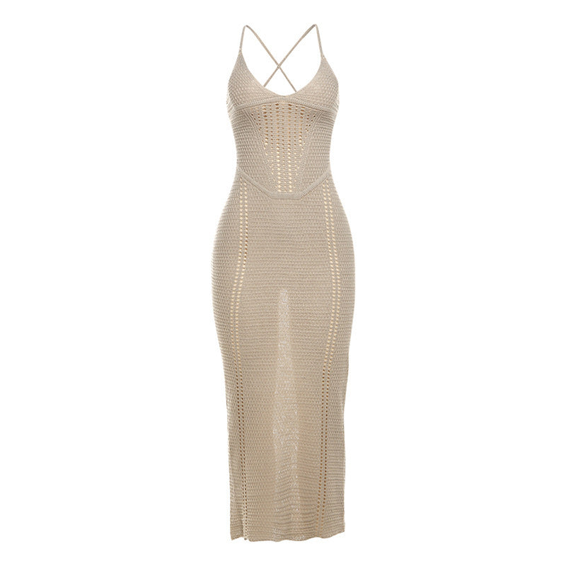 Backless Knitted Dress