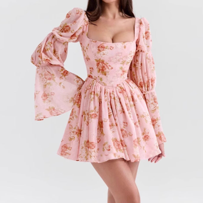 Pink floral Sweet Printed