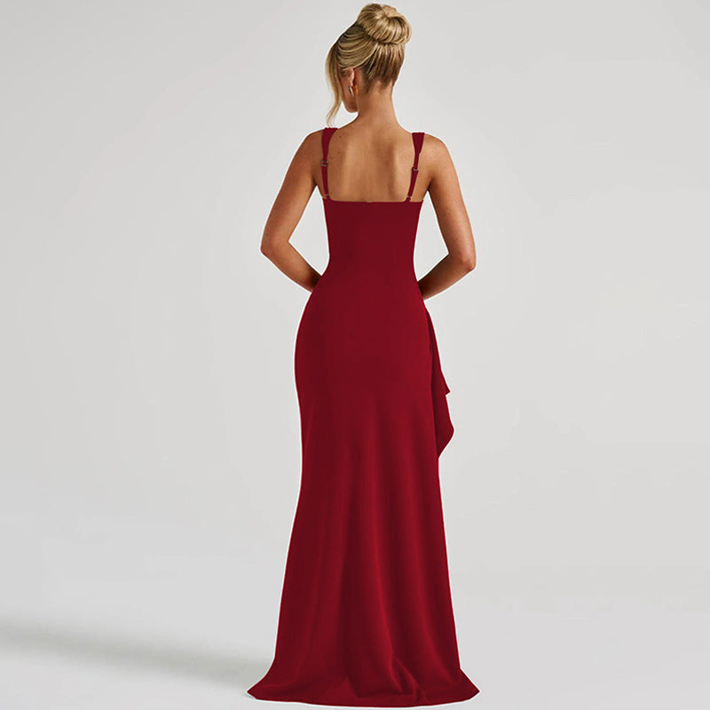 Sling High Slit leg cut Dress