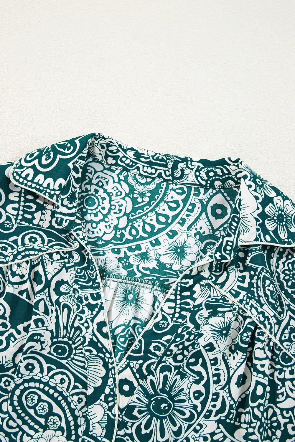 Plus Size Ruffled Printed Flounce Sleeve Dress - Siennasass