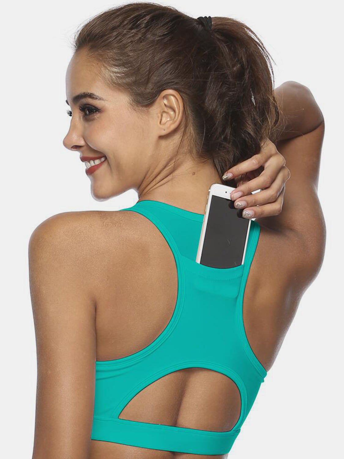 Cutout Scoop Neck Active Tank - Siennasass