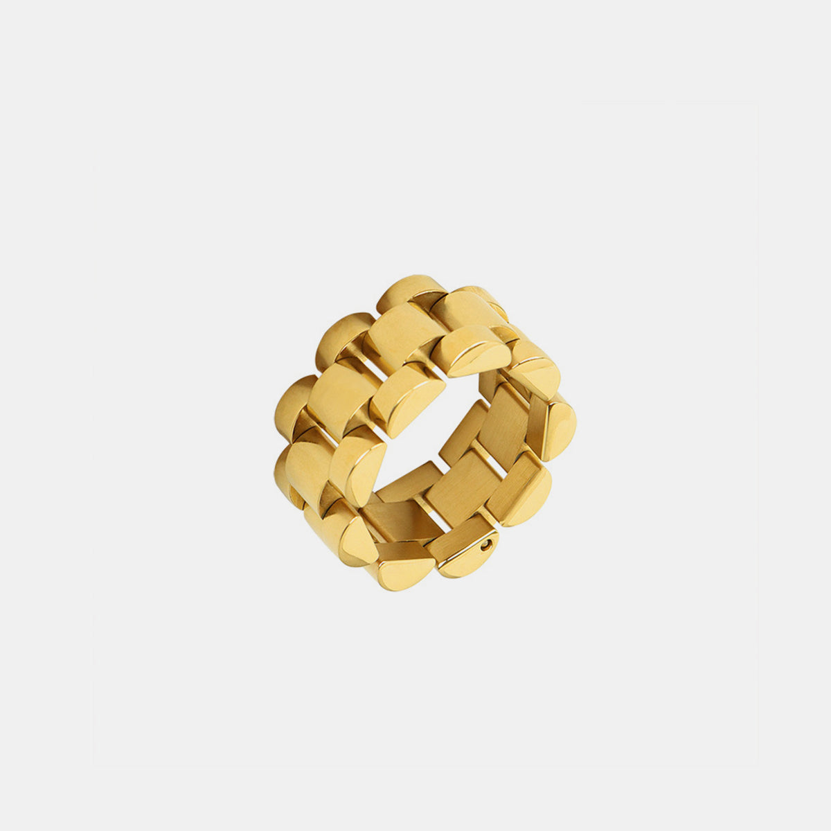 Plated Titanium Steel Ring - Siennasass
