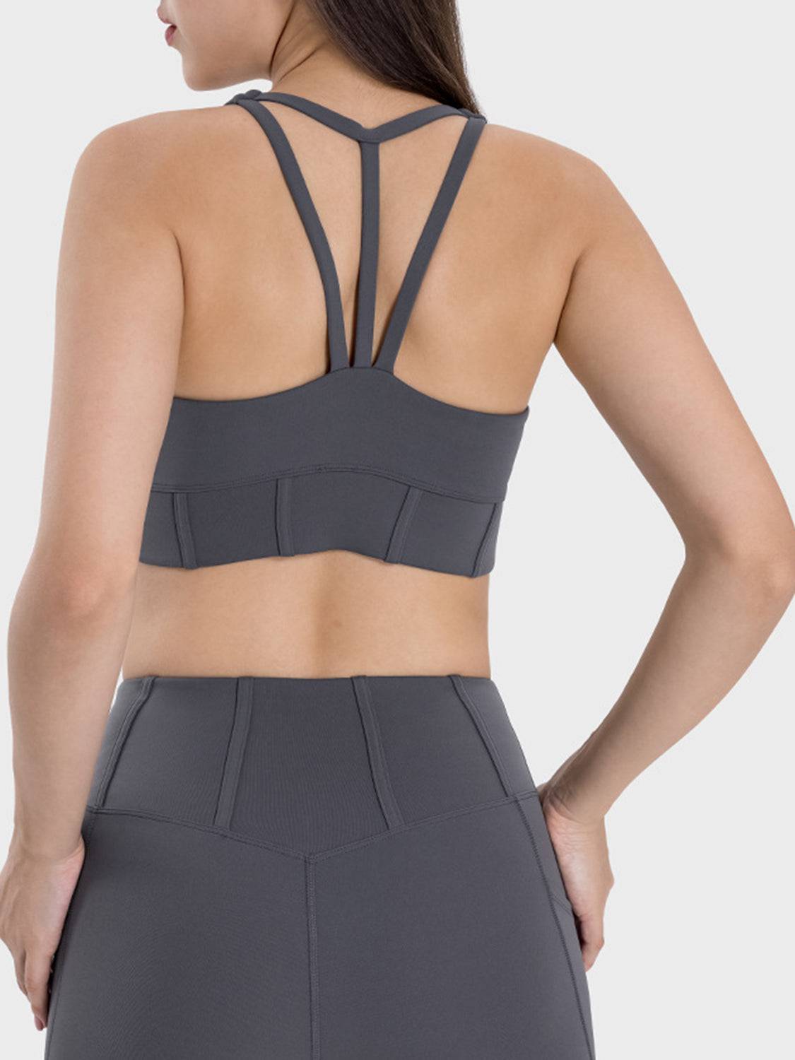 Square Neck Wide Strap Active Tank - Siennasass