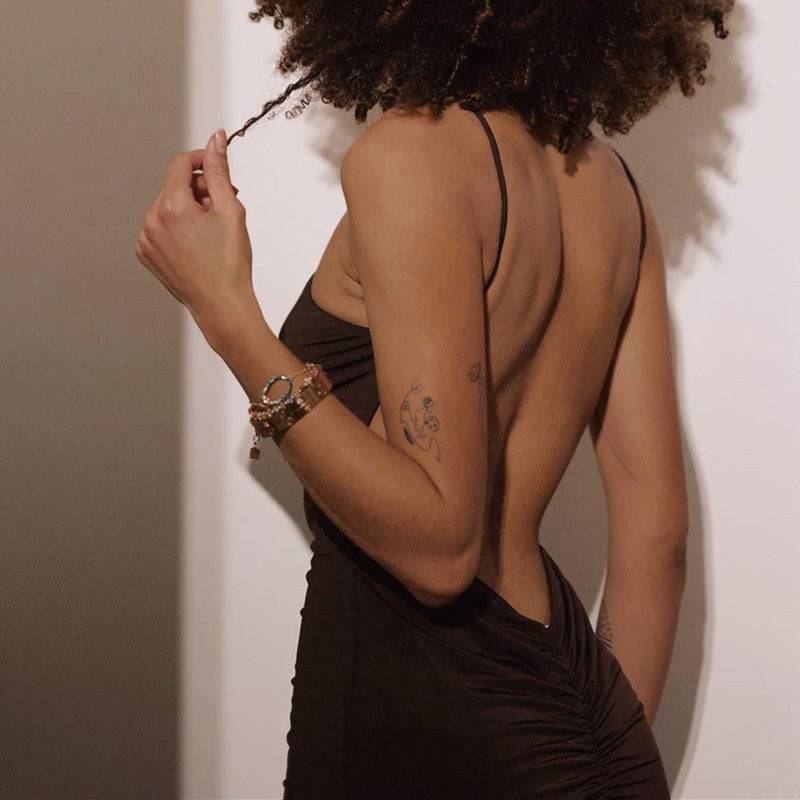 Ärmelloses Neckholderkleid