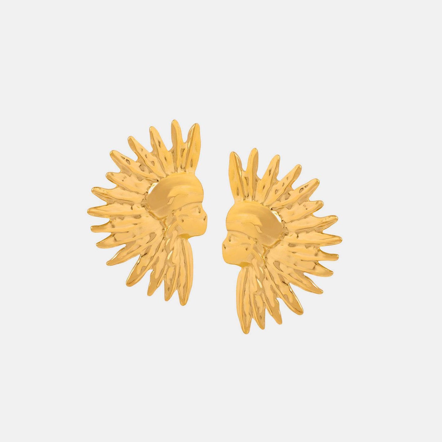 Titanium Steel Gold-Plated Earrings - Siennasass