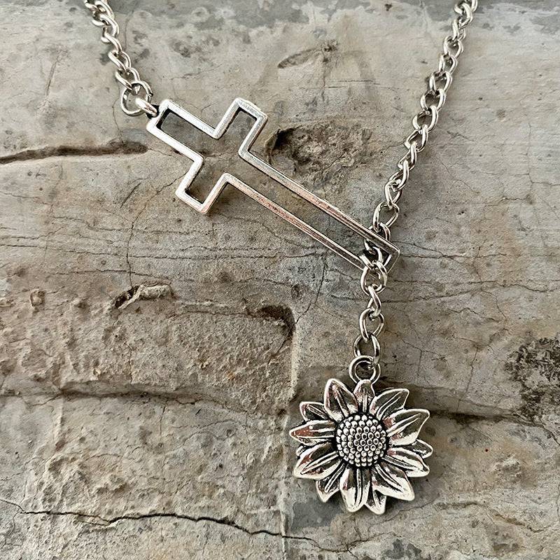 Cross Chain Necklace - Siennasass