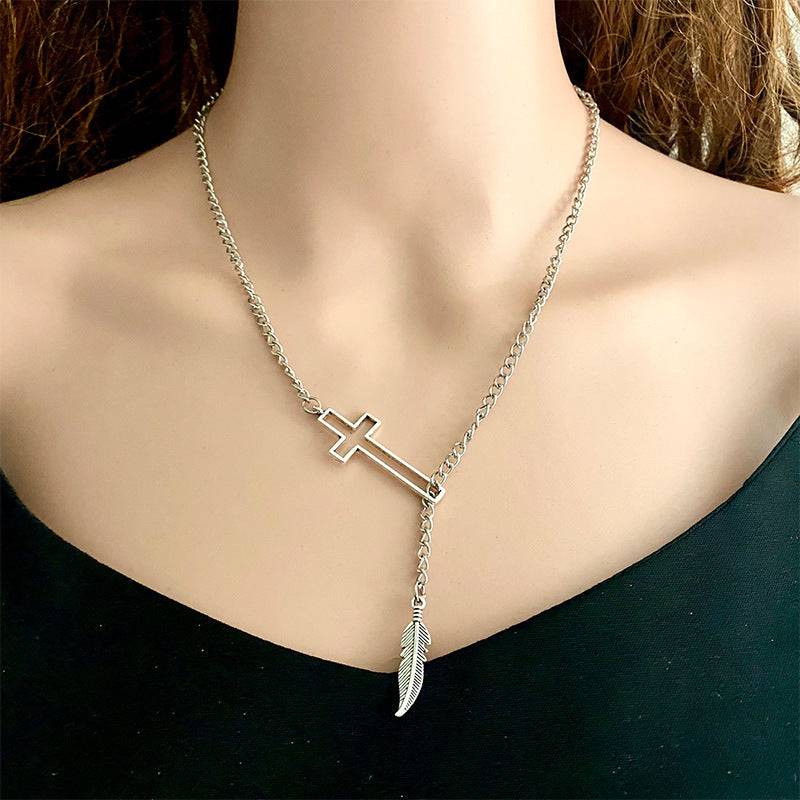Cross Chain Necklace - Siennasass