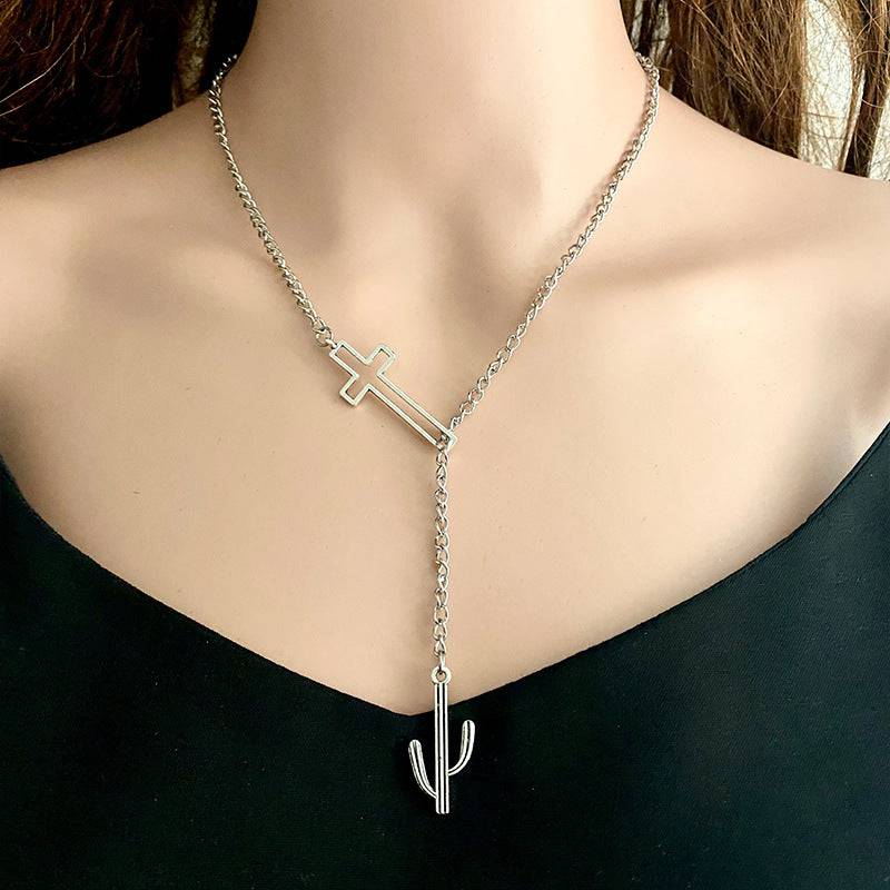Cross Chain Necklace - Siennasass