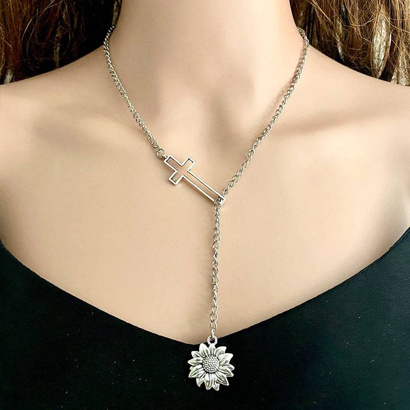Cross Chain Necklace - Siennasass