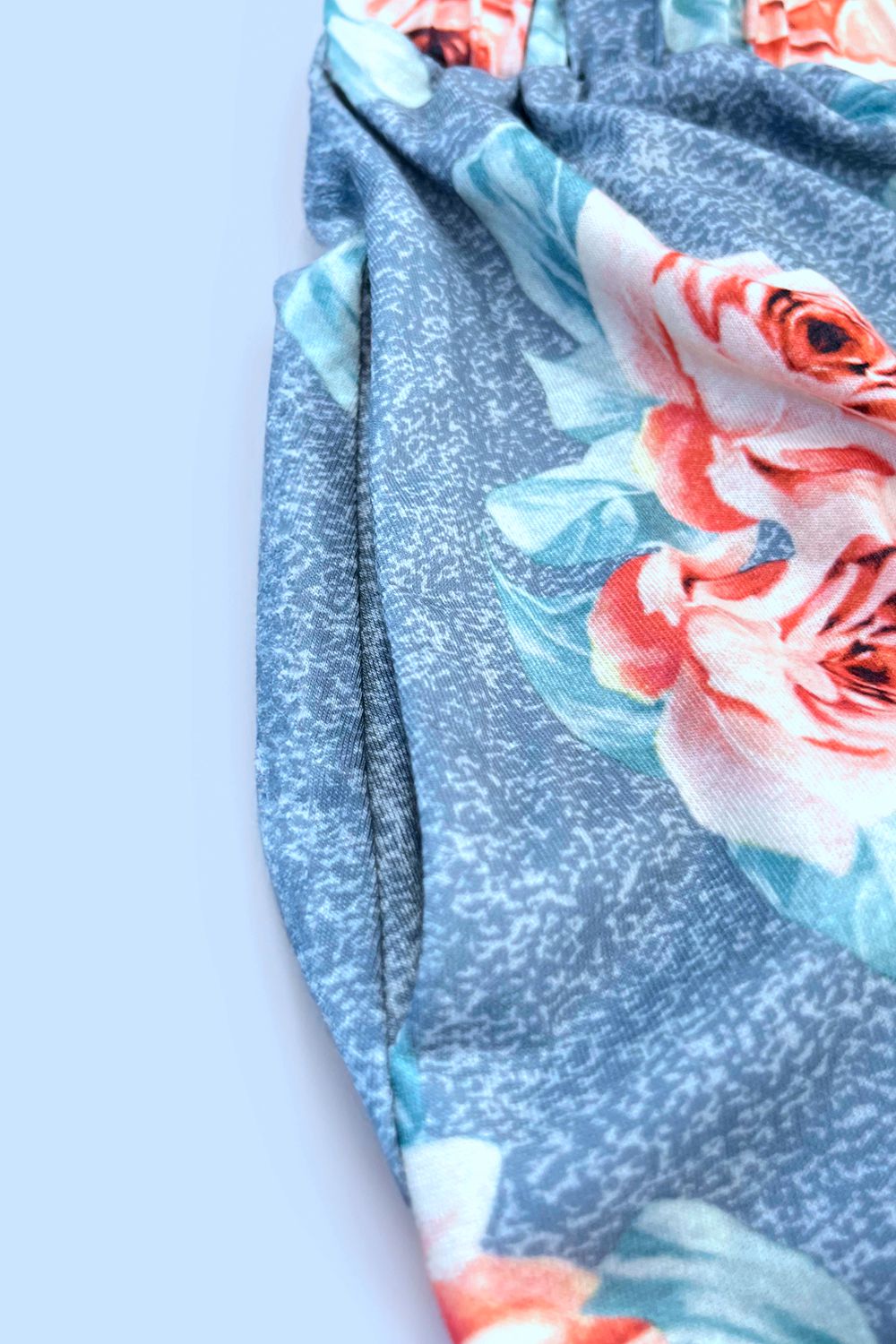 Double Take Printed Scoop Neck Sleeveless Buttoned Magic Dress with Pockets - Siennasass