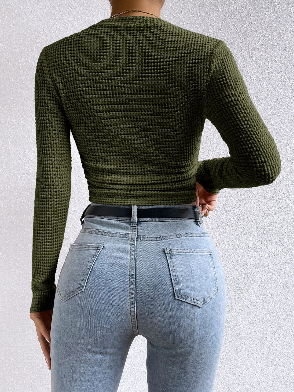 Round Neck Long Sleeve T-Shirt - Siennasass