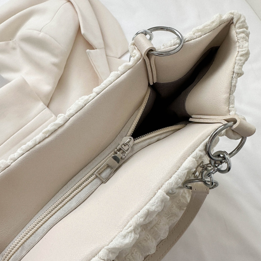 Bubble Textured Tote Bag - Siennasass