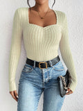 Ribbed Long Sleeve T-Shirt - Siennasass
