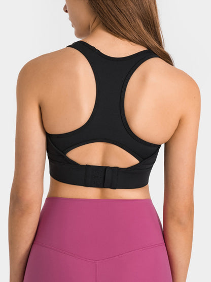 Double Take Round Neck Racerback Cropped Tank - Siennasass