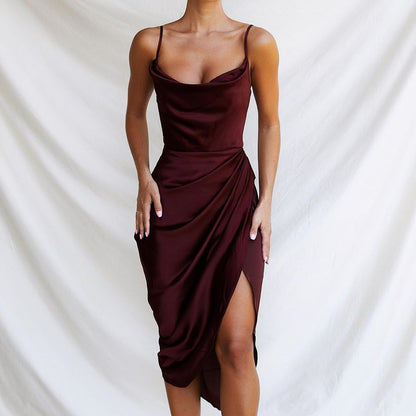 Autumn And Winter New Style Commuter Sling Dress - Siennasass