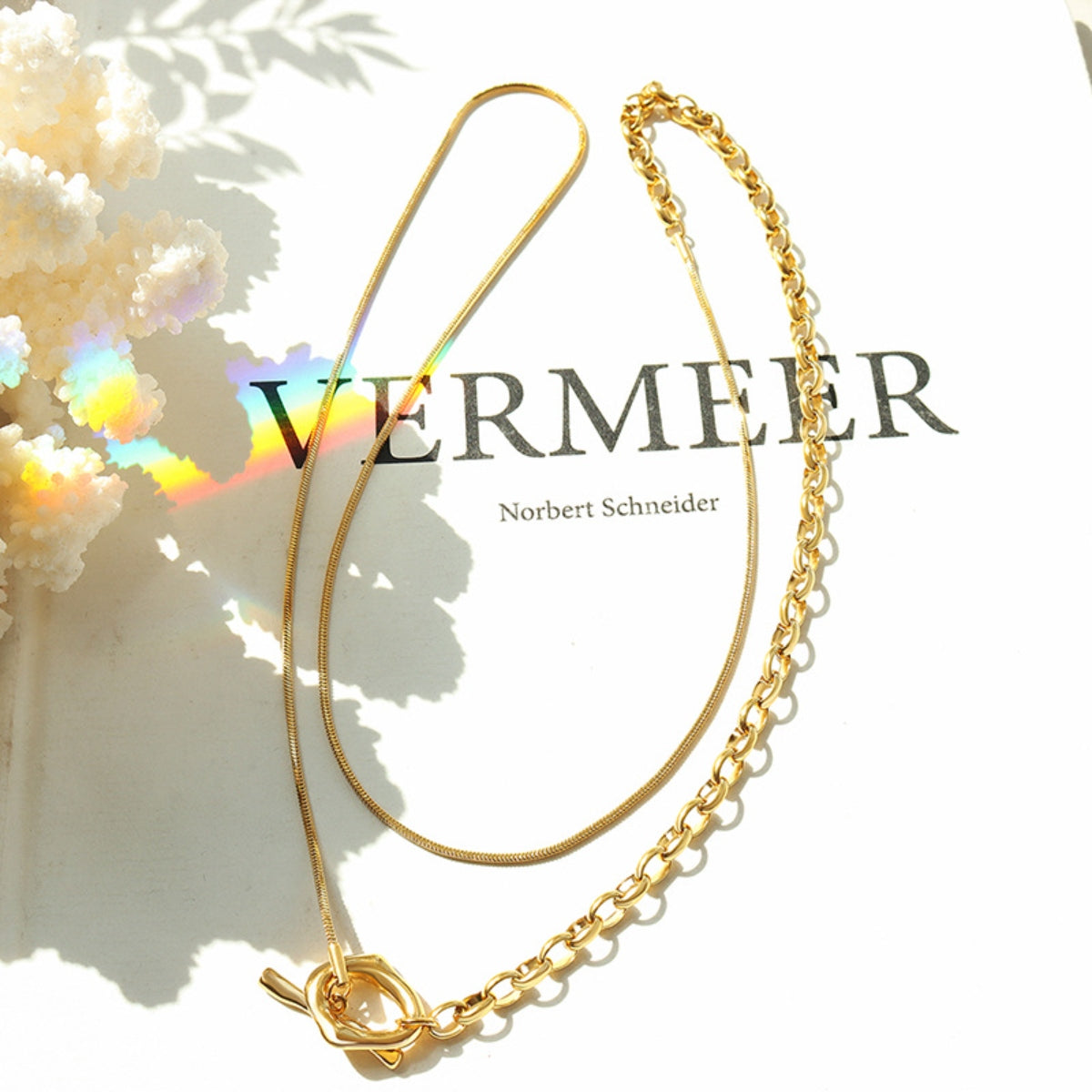 Titanium Steel Chain Necklace - Siennasass