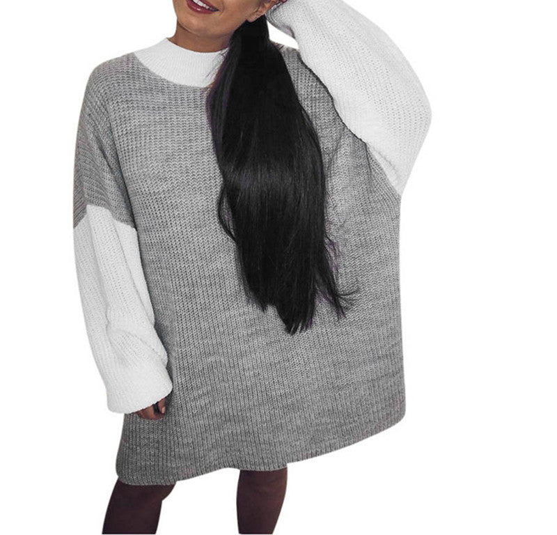 Stitched mid-length sweater dress - Siennasass