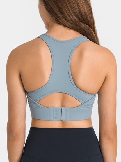 Double Take Round Neck Racerback Cropped Tank - Siennasass