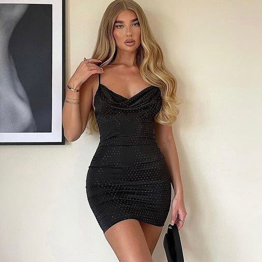 Two Piece Sling Backless  Dress - Siennasass
