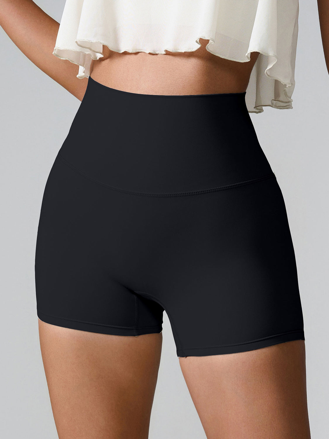 High Waist Active Shorts - Siennasass