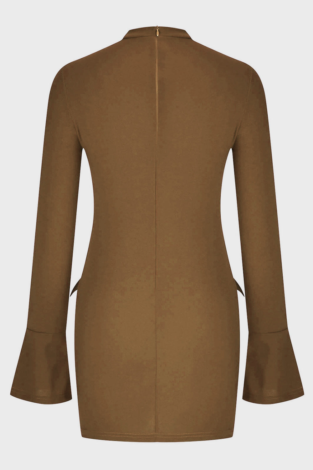 Mock Neck Long Sleeve Mini Dress - Siennasass