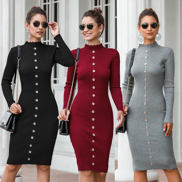 Knitted sweater dress - Siennasass