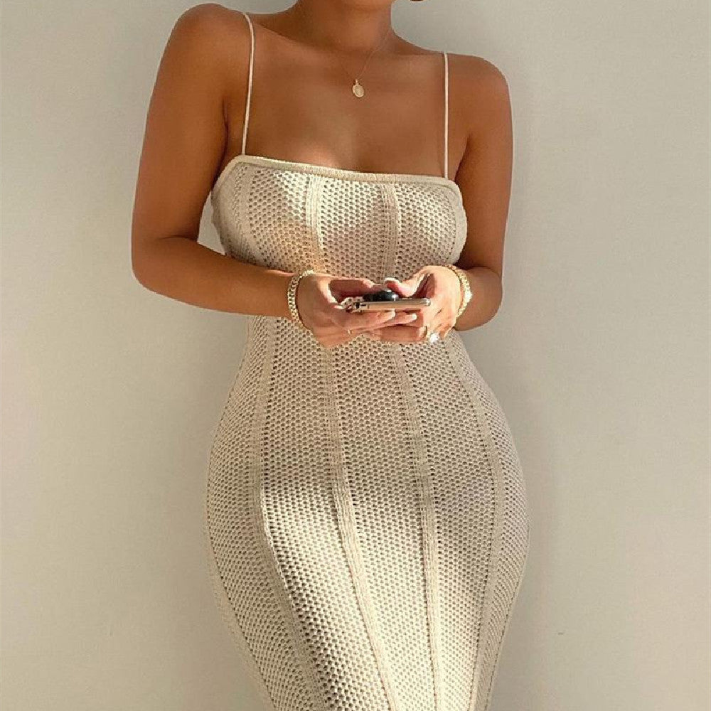 Fashionable Knitted Dress Sweater - Siennasass