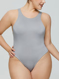 Full Size Round Neck Wide Strap Bodysuit - Siennasass