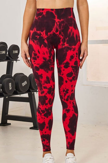 Tie-Dye High Waist Active Leggings - Siennasass