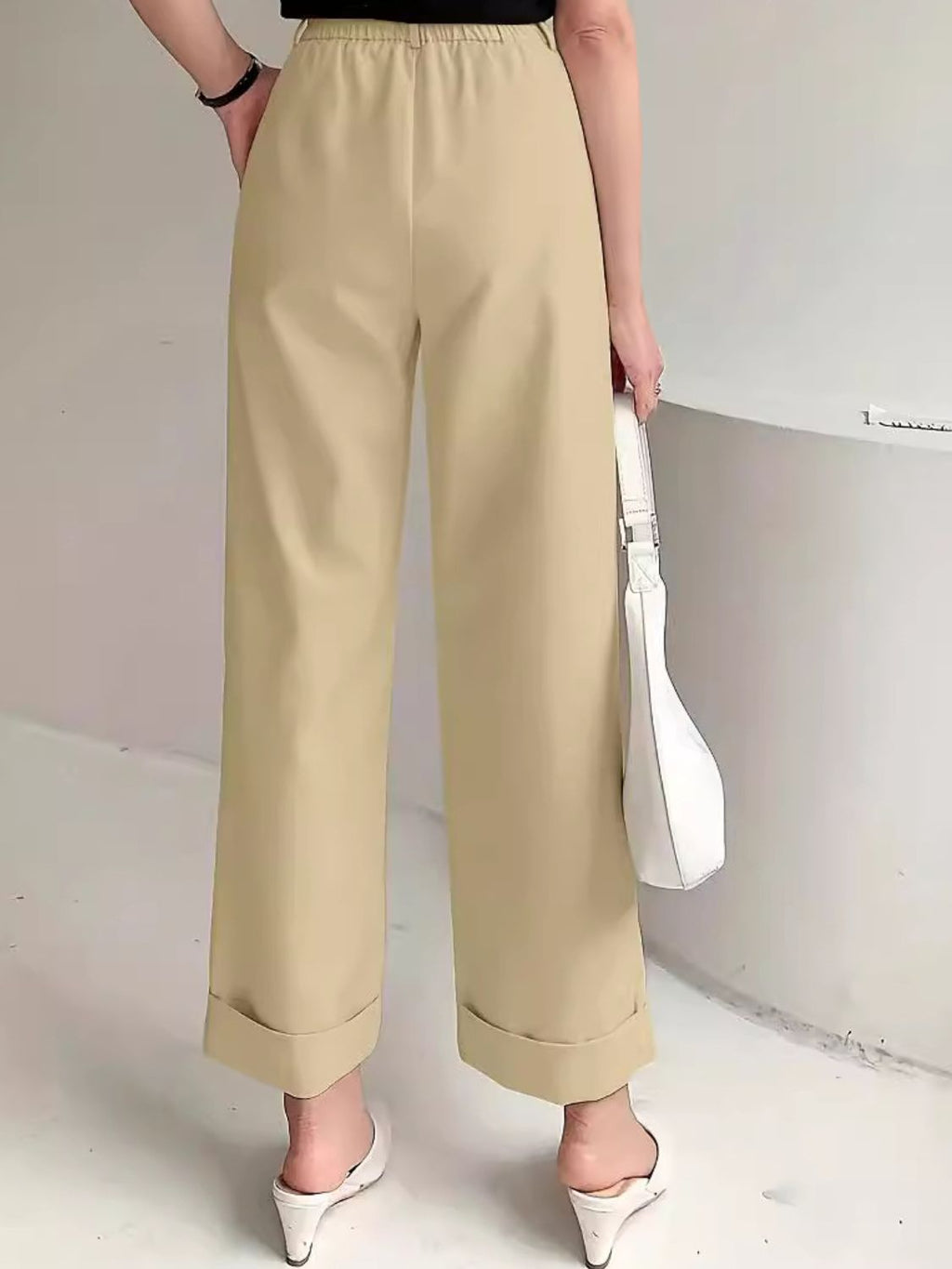 Full Size High Waist Pants - Siennasass