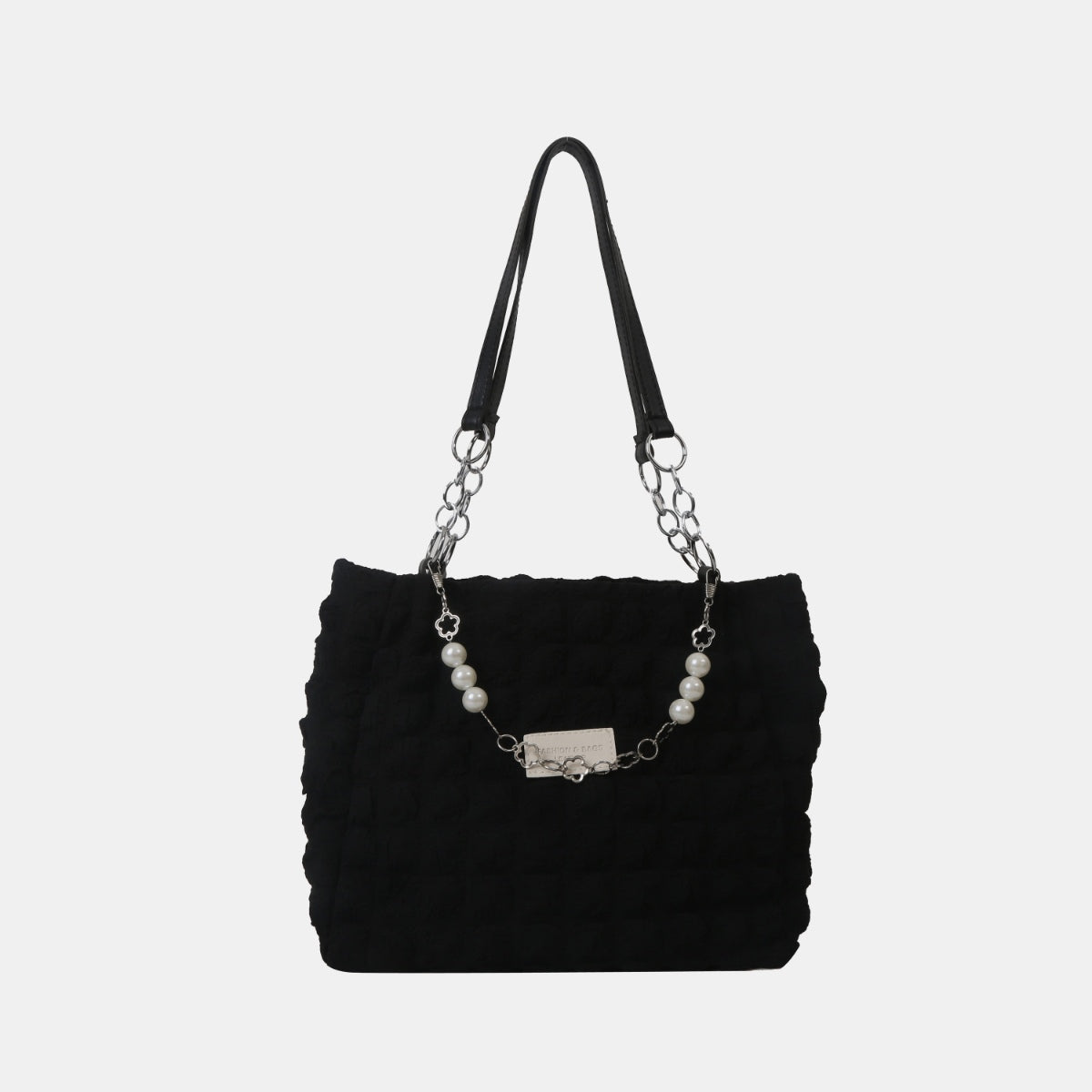 Bubble Textured Tote Bag - Siennasass