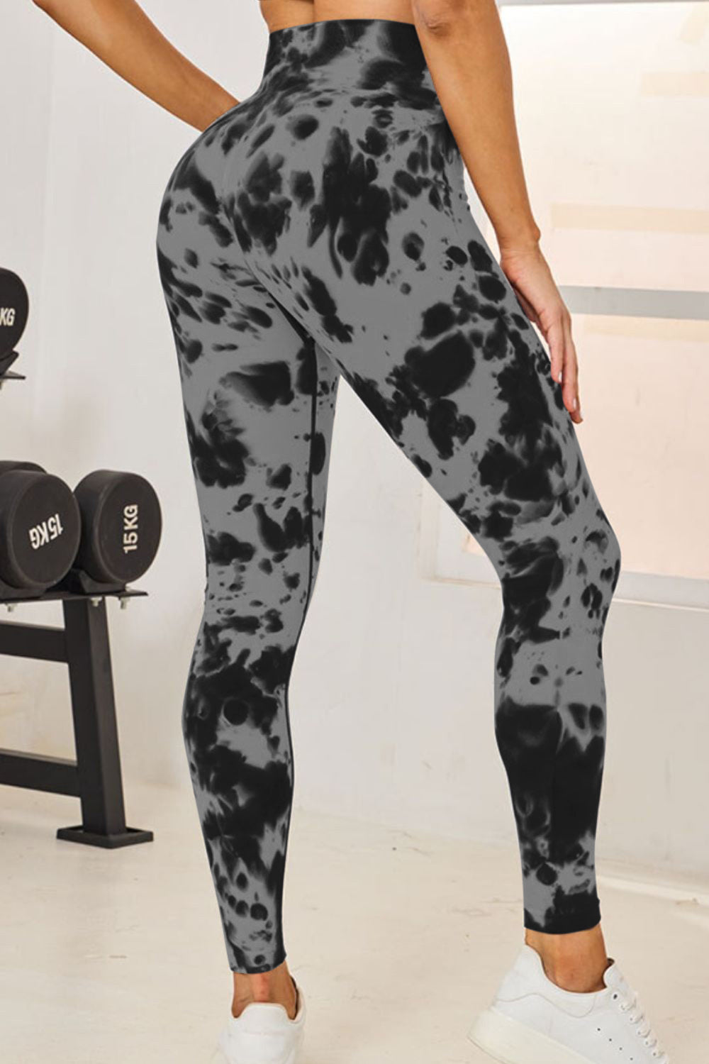 Tie-Dye High Waist Active Leggings - Siennasass