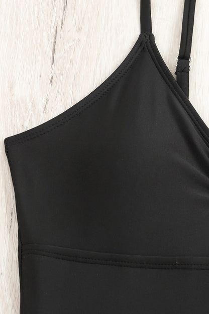 Cutout Spaghetti Strap One-Piece Swimwear - Siennasass
