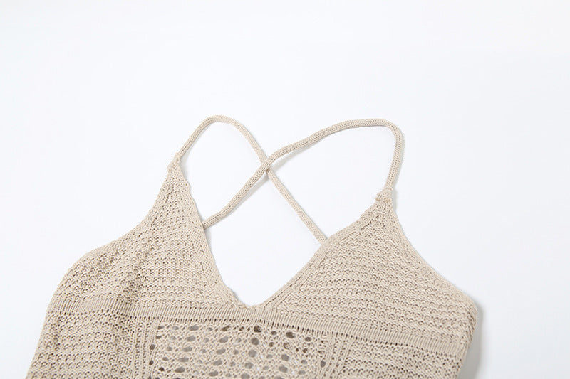 Backless Knitted Dress