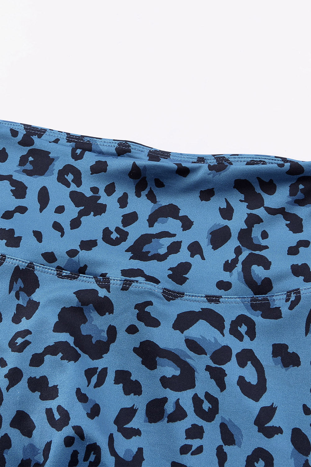Leopard Print Wide Waistband Leggings - Siennasass