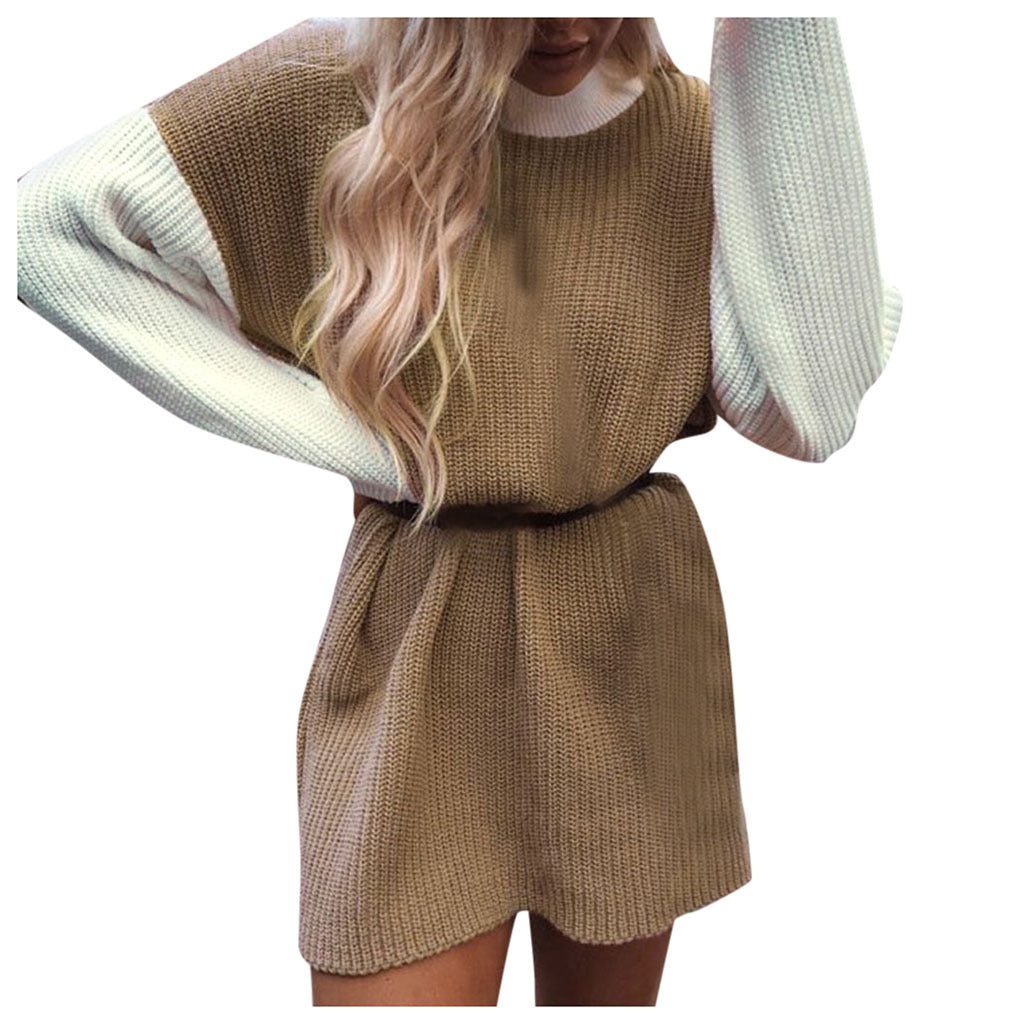 Stitched mid-length sweater dress - Siennasass