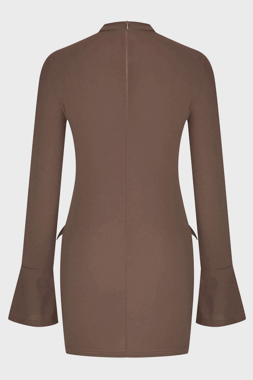 Mock Neck Long Sleeve Mini Dress - Siennasass