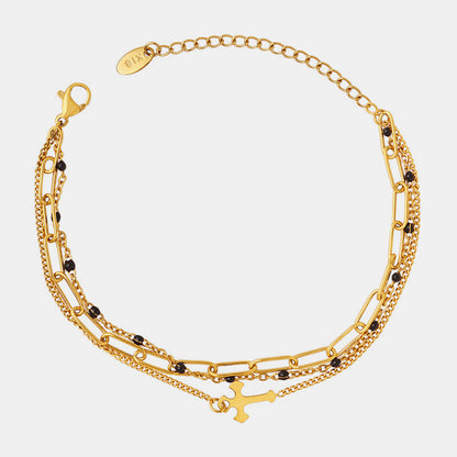 Titanium Steel Three-Layered Bracelet - Siennasass