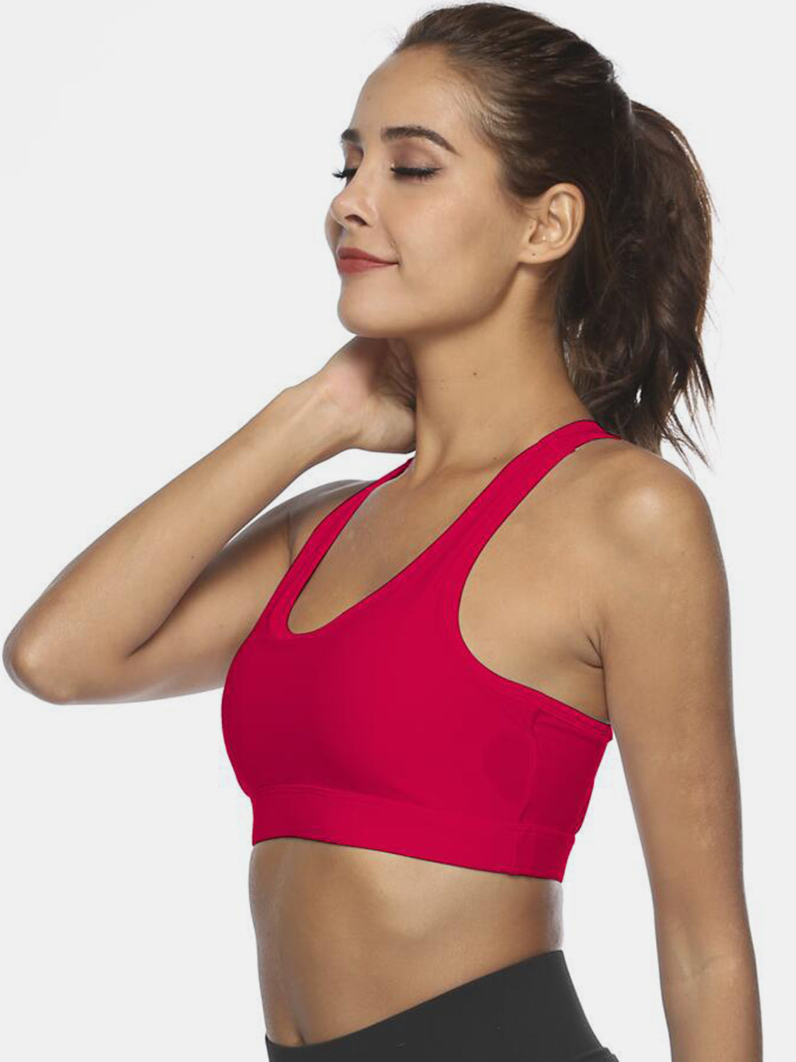 Cutout Scoop Neck Active Tank - Siennasass